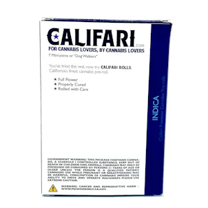 Photo of Califari Rolls - 7 Indica Half Gram Mini Joints - Peanut Butter Breath
