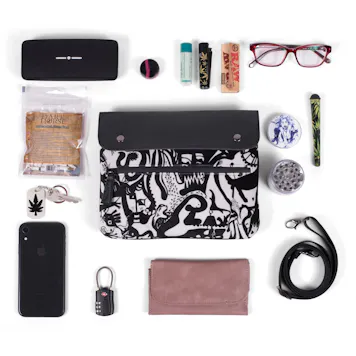 Photo of Funky Tale - Smell Proof Crossbody Bag W/Lock