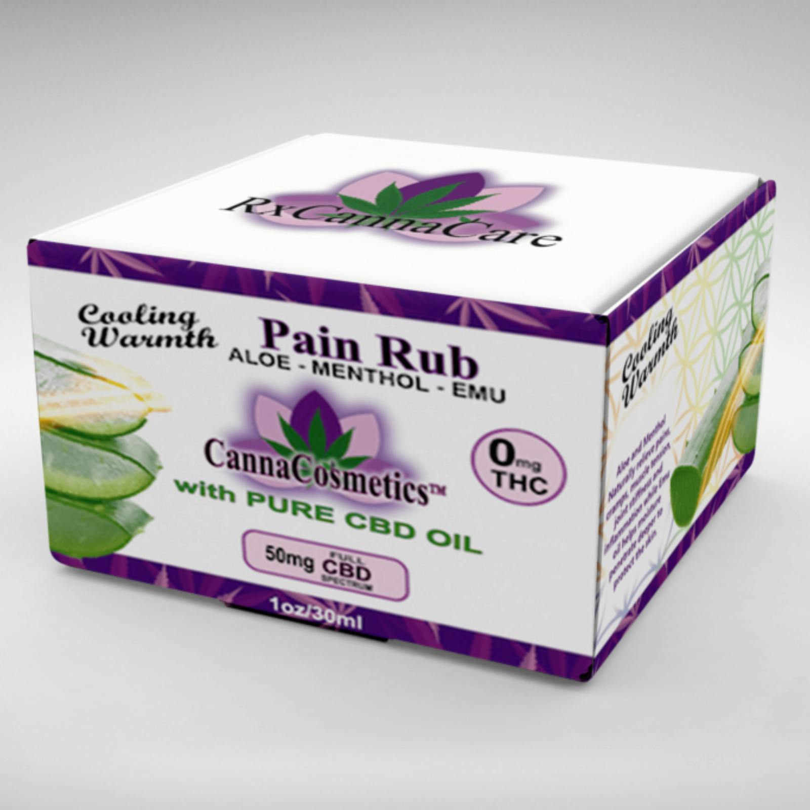 Rx Canna Care CBD Infused Pain Relief Cream With Highest Quality Whole