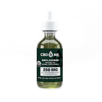 Photo of CBD & ME®: Organic Infused Oil Herbal Supplement - Unflavored 250 mg/oz (1oz)
