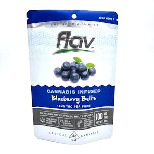 Product image for Blueberry Belts 100mg 10-Pack