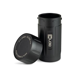 Photo of Premium Smell Proof Aluminum Stash Jar - Black 120ml, Model T120B