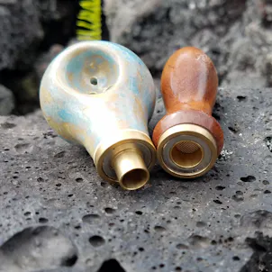 Photo of Hybrid Pipe w/ Ceramic and Milo Wood (5.5 in, 14 cm)
