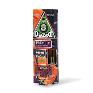 Photo of Orange Push Pop Delta 8 THC-O Vape Cartridge — 1 Gram