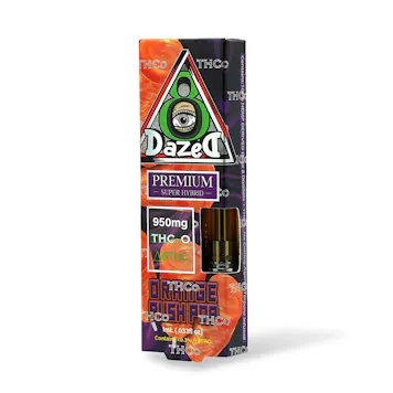 Photo of Orange Push Pop Delta 8 THC-O Vape Cartridge — 1 Gram