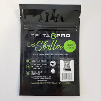 Photo of Delta 8 Pro™ Delta-8 THC Shatter - Sour Diesel