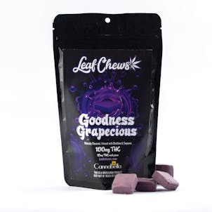 Photo of Goodness Grapecious Leaf Chews 100mg 10-pack