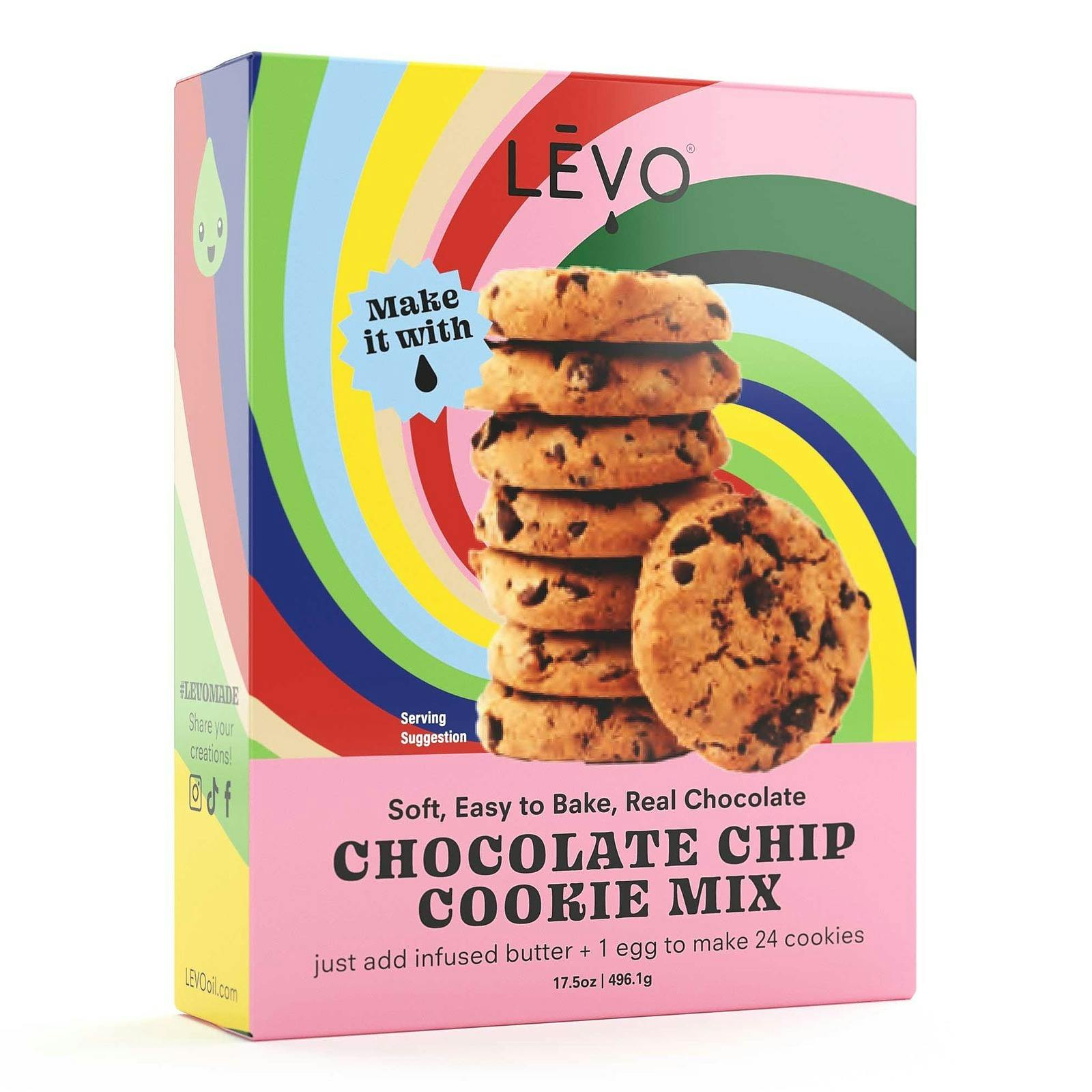 LĒVO Oil Infusion Chocolate Chip Cookie Mix Leafly