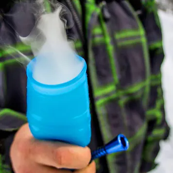 Photo of 8" Foldable Silicone Water Pipe | Rull-uh-Bowl