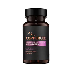 Photo of COPPER CBD OIL SOFTGEL CAPSULES w/ MELATONIN