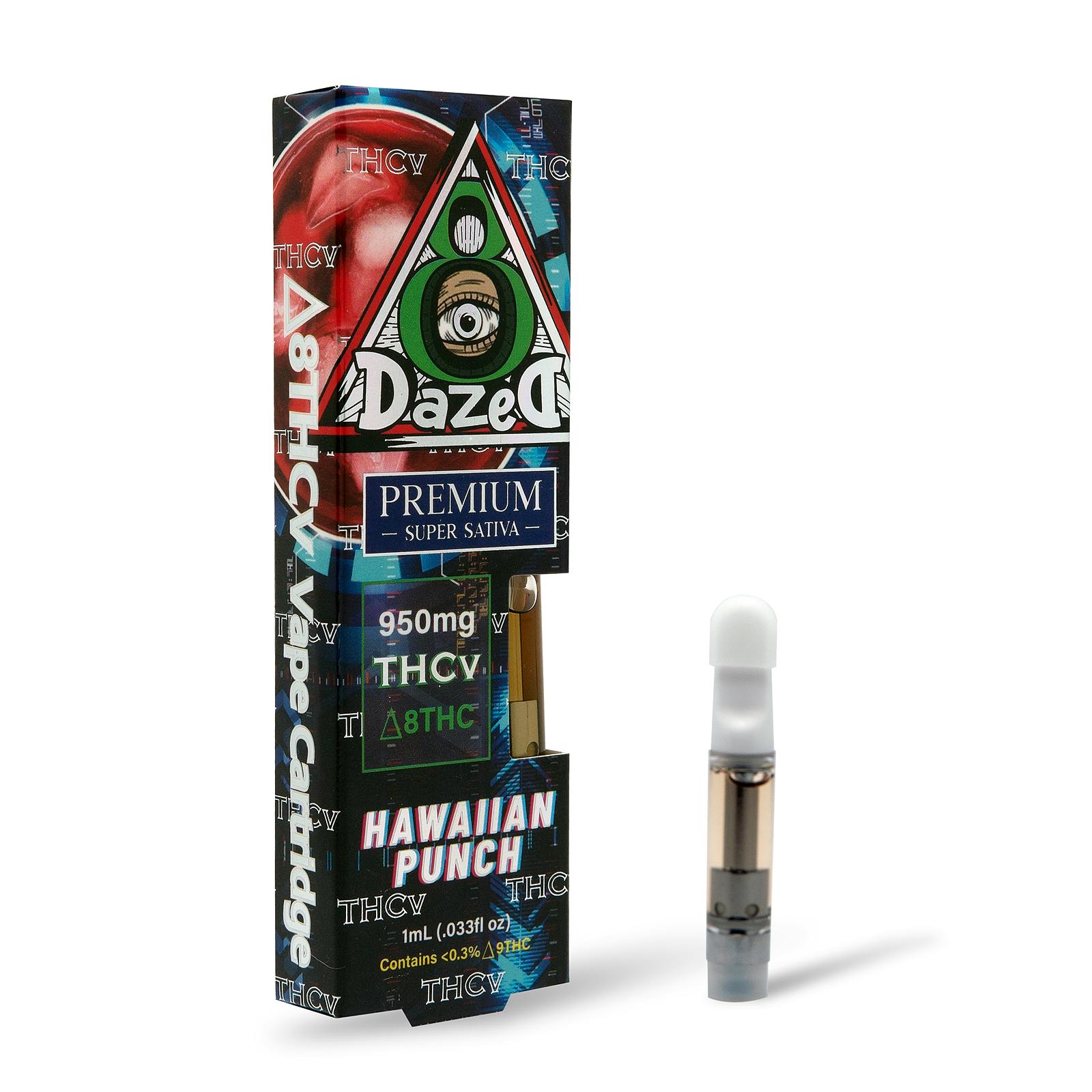 Dazed8 Hawaiian Punch Delta 8 Thcv Vape Cartridge — 1 Gram Leafly 8694