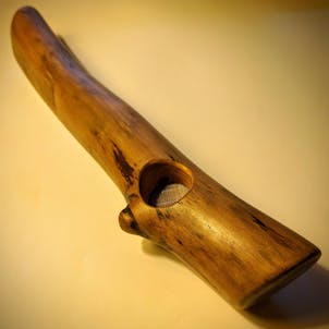 Photo of Found DRIFTWOOD Smoking Pipe - Wooden Tobacco Pipe - Handmade