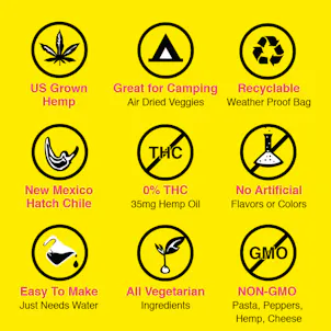 Photo of Hemp Extract, Hatch Green Chile, Cheddar Mac and Cheese w/ 35 mg Hemp-CBD 2 pack