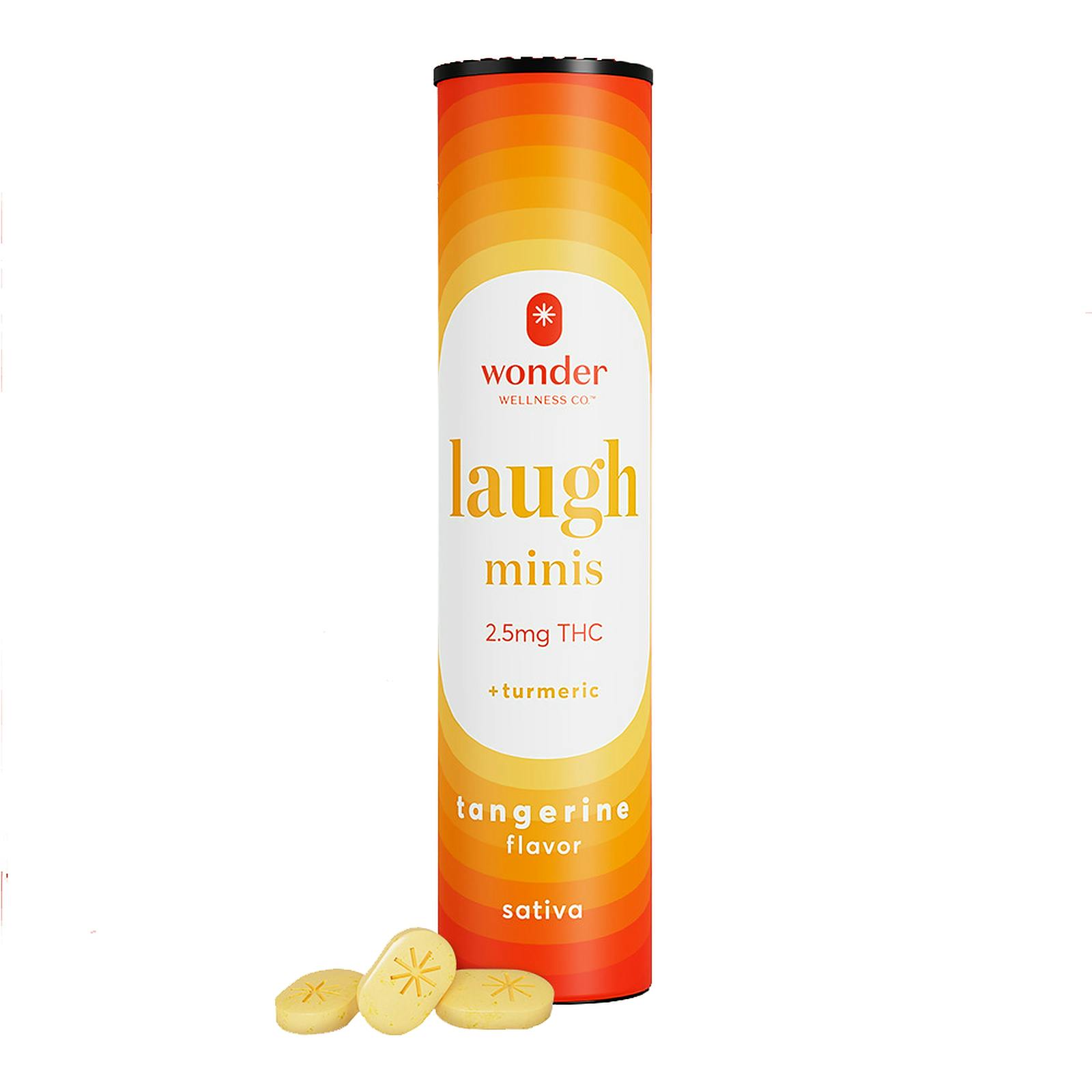 *Wonder Wellness Co. *Wonder Laugh Minis (Tangerine) (40pk) Leafly