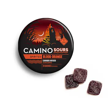 Photo of 10mg Camino Sours 'Spirited' Blood Orange Gummies 200mg THC total