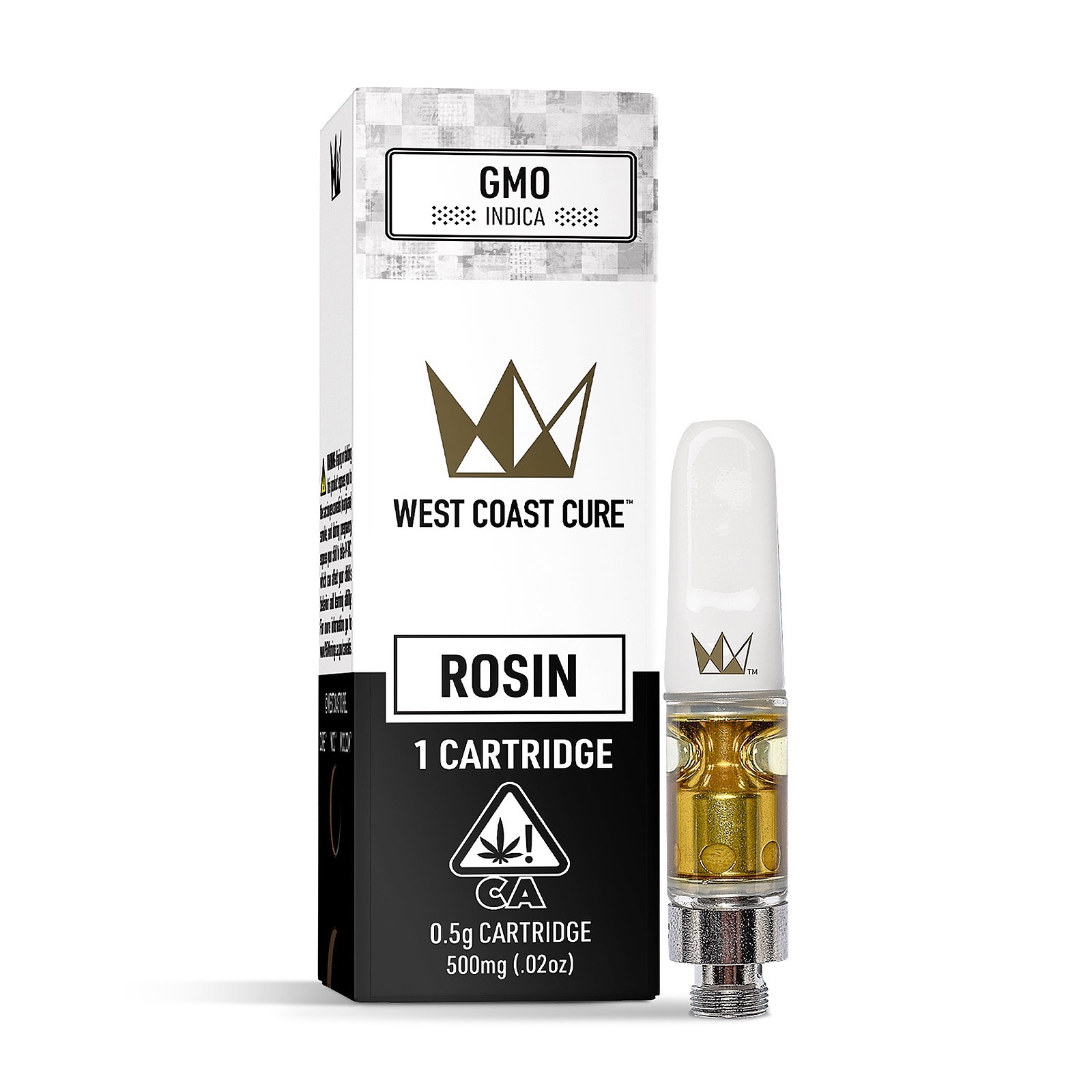 West Coast Cure: GMO Rosin Cartridge - 0.5g | Leafly