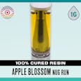 Apple Blossom Nug Run 100% Cured Resin Cartridge 1 Gram