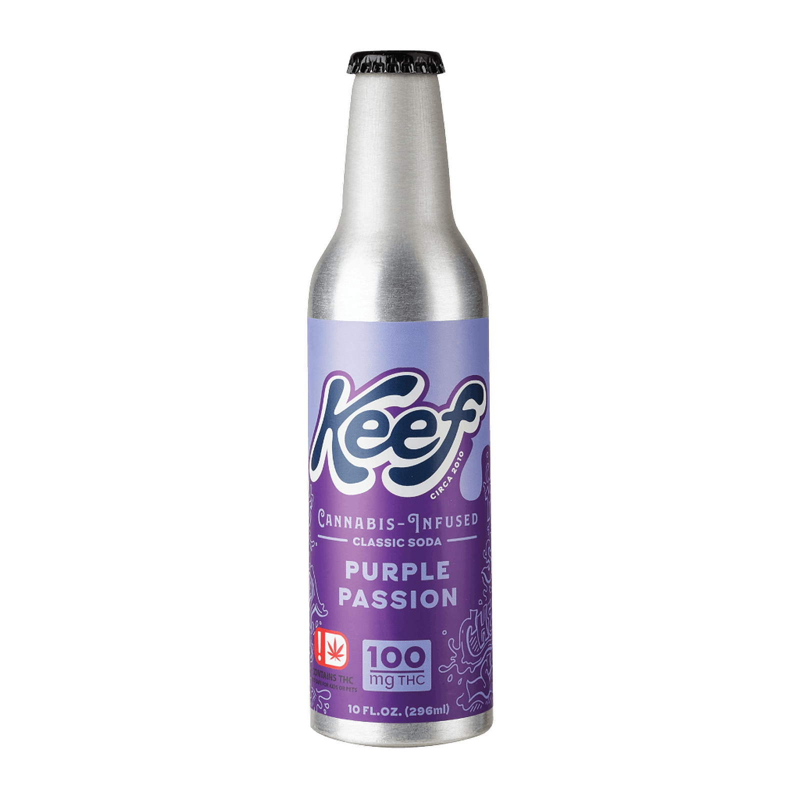 Keef Brands Keef Classic Soda Purple Passion 100mg Leafly