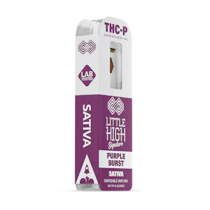 Photo of Little High Signature - THC-P Sativa - Purple Burst - 1 Gram Disposable Pen