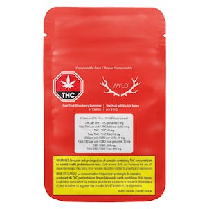 Photo of Strawberry 20:1 CBD + Hybrid Enhanced Gummies | 10pc