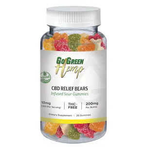 Photo of GoGreen Hemp CBD 10mg Gummy Bears 20ct