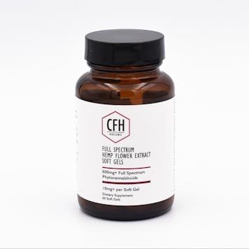 Photo of 600mg CFH ProLine Full Spectrum Hemp Flower Oil Soft Gels