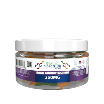 Photo of BioSpectrum Hemp Sour Worms 250mg