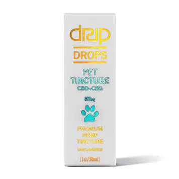 Photo of DRIP DROPS Pet Tincture 1:1 (CBD:CBG) 600mg