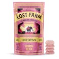 10mg Lost Farm 'Lemon Bean x Strawberry Lemonade' Live Resin Gummies 100mg THC total