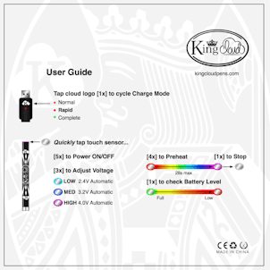 Photo of Slim Touch Control Variable Voltage Oil Pen Vape Battery