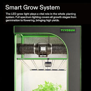 Photo of VIVOSUN VSF6450 Foldable LED Grow Light w/Samsung & OSRAM Diodes and 6 Dimming Options