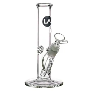 Photo of LA Pipes 8” Basic Straight Tube Bong