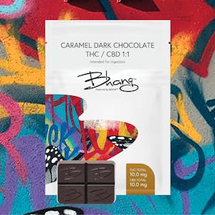 Photo of Caramel Dark Chocolate THC/CBD 1:1
