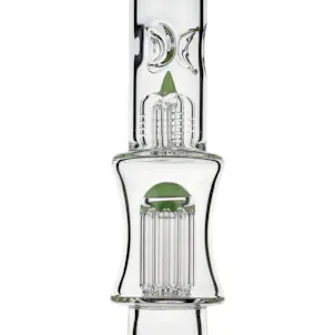 Photo of 18" Beaker Bong Diamond Sea Mine w/ double multi-arm percs + tree arm, by Diamond Glass