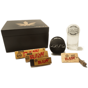 Photo of Golden Leaf Wooden Stash Box