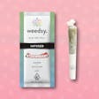Product image for Strawberry Infused 500mg Mini Pre-Roll Singles
