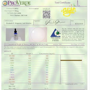 Photo of 500mg CBD Oil with Grape Ape Terpenes - CBD Delight LLC - 35% Discount Code