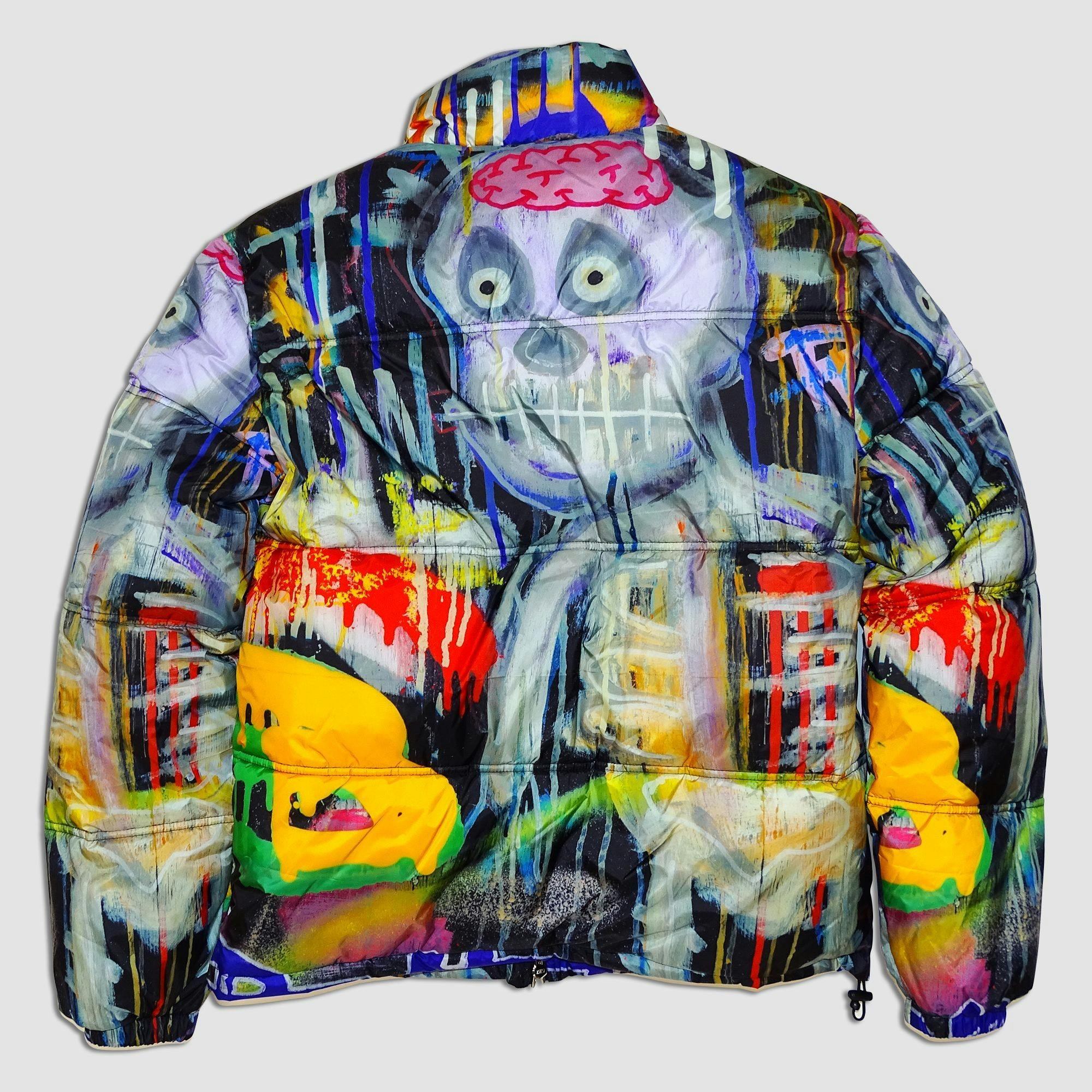 Tango Hotel Collection: Canvas to Reality | Skull Drip Puffer Jacket ...