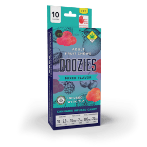 Product image for Mixed Flavor (Fly) Doozies 120mg 10-pack