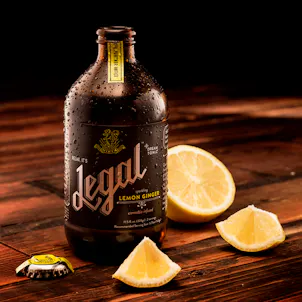 Photo of Legal Lemon Ginger Sparkling Tonic 10mg