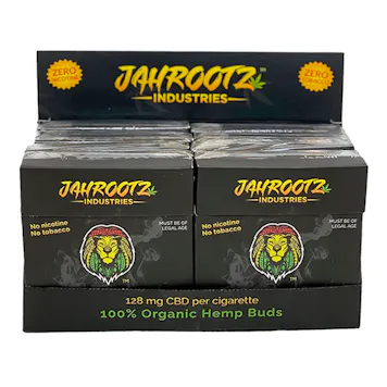Photo of Jah Cigz: Relax and Be – Premium Hemp CBD Cigarettes (1 carton, 12 packs) OUT