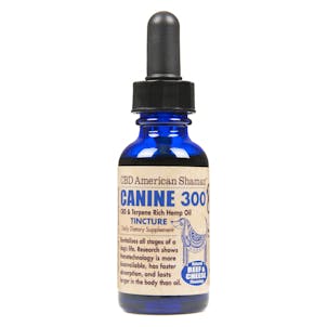 Product image for Canine 300 - CBD and Terpene Rich Hemp Oil Tincture - Beef & Cheese Flavor - 300mg (30ml)