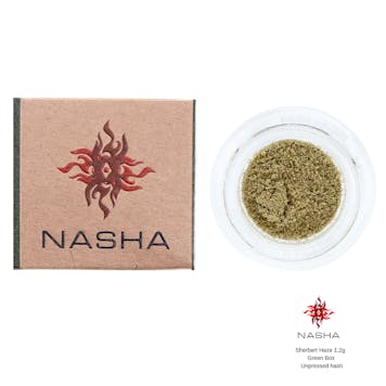 Photo of Sherbert Haze 1.2g Green Unpressed Hash (Whitethorn Valley Farm)