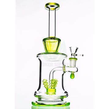 Photo of GREEN LINE "TRIPLE THREAT" BUSH PERC WATER PIPE