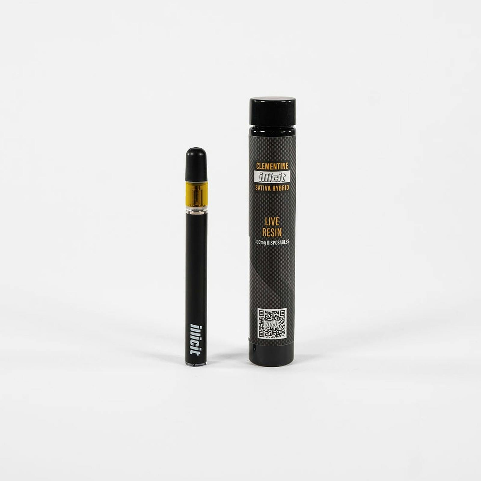 ILLICIT: Clementine Live Resin 300mg Disposable Vape | Leafly