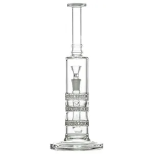 Photo of 10.5" Skinny Triple Honeycomb Perc Water Pipe