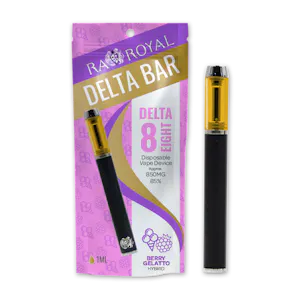 Photo of R.A. Royal Delta-8 Vape Pen: Berry Gelatto (Hybrid)