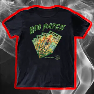 Photo of BIG PATCH, CALIFORNIA WAVE, UNISEX CREW NECK TEE