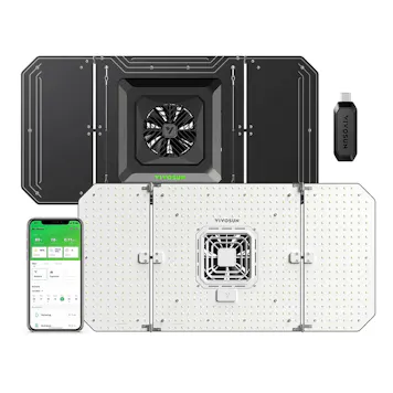 Photo of VIVOSUN AeroLight Wing AW200SE LED Grow Light w/ GrowHub E25 Controller