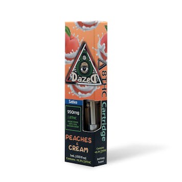 Photo of Peaches & Cream Delta 8 THC Vape Cartridge — 1 Gram